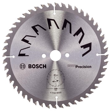 Bosch CIRKELSÅGKLINGA HM 190X20/16MM48T PREC