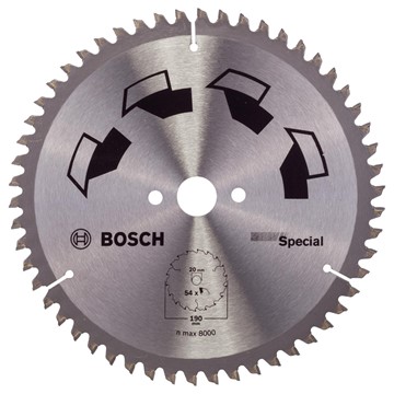 Bosch CIRKELSÅGKLINGA 190X2X20/16MM54T SPECIAL