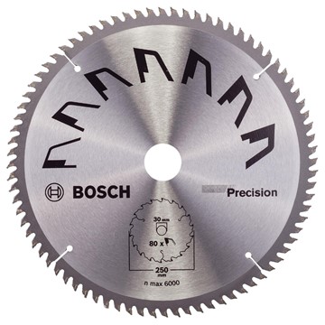 Bosch CIRKELSÅGKLINGA 250X30MM T80 PRECISION