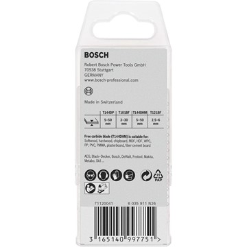 Bosch STICKSÅGBLADSET TRÄ/METALL 15ST