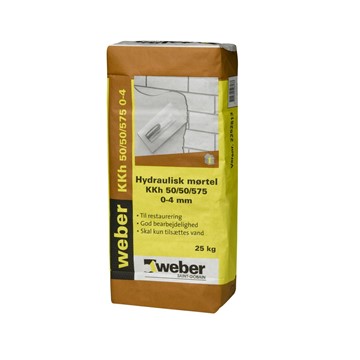 Weber WEBER KKH 50/50/575 0-4 MM HYDRAULISKT PUTS- OCH MURBRUK 25 KG