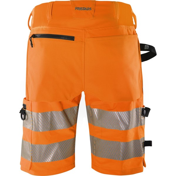 Fristads SHORTS 2648 GSTP GREEN VARSEL VARSELORANGE STL C58