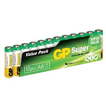 GPbatteries BATTERI LR6/AA SUPER 12ST