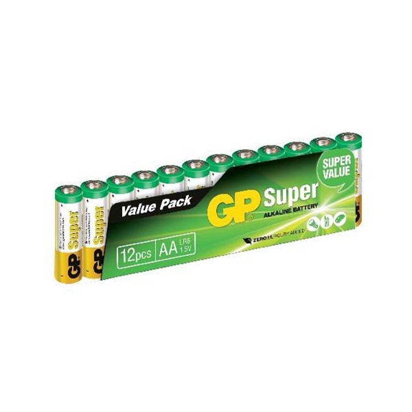 GPbatteries BATTERI LR6/AA SUPER 12ST