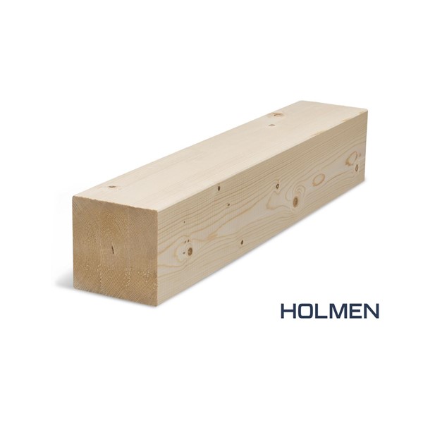 Holmen LIMTRÄPELARE GL28H GRAN 90X90X12050MM