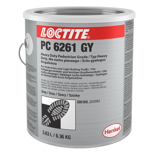 LOCTITE HALKSKYDD LOCTITE PC 6261 GY 6,36KG SFDN