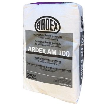 Ardex SNABBPUTS ARDEX AM100 GRÅ 25 KG