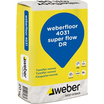 Weber FLOOR 4031 SUPER FLOW DR 20 KG 32 ST/PALL