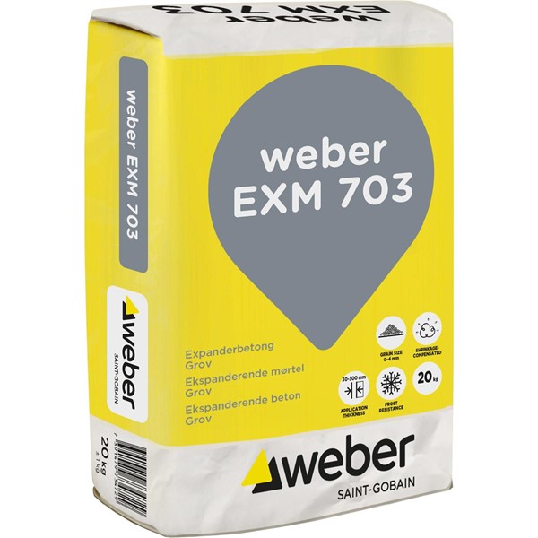 Weber EXM 703 EXPANDERBETONG GROV