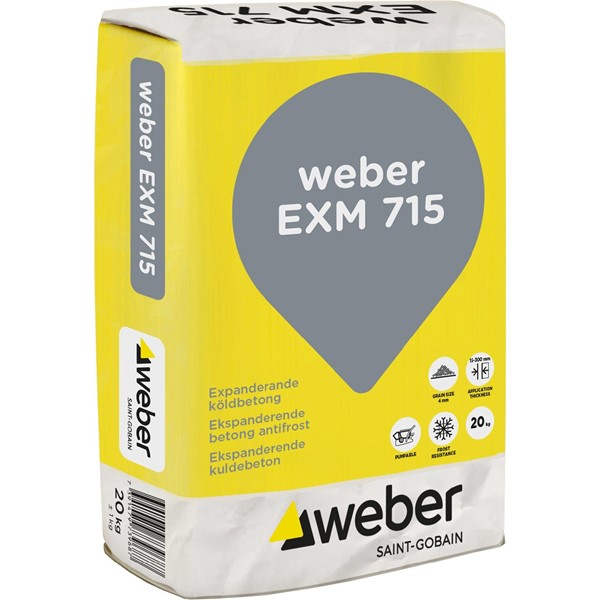 Weber EXM 715 EXPANDERANDE KÖLDBETONG 20 KG