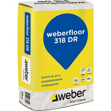 Weber FLOOR 318 SNABBSLIPSATS GROV DR 20 KG 48 ST/PALL