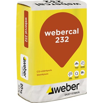 Weber CAL 232 CD-STÄNKPUTS PG1 20 KG