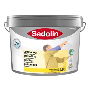 Sadolin TAKFÄRG VIT SADOLIN INOMHUS 2,5L