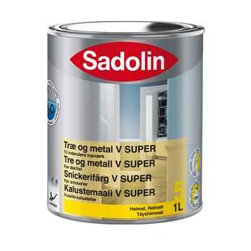 Sadolin SNICKERIFÄRG SADOLIN V SUPER 5 BC INOMHUS 0,93L