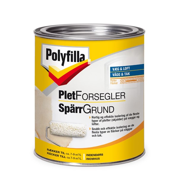 Polyfilla GRUNDFÄRG SPÄRRGRUND POLYFILLA INOMHUS 1L