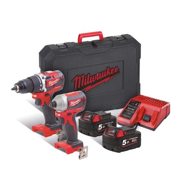 Milwaukee VERKTYGSKIT M18 CBLPP2B-502C POWERPACK 18V