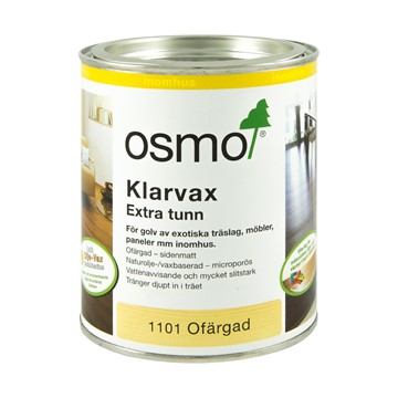 Osmo KLARVAX 1101 OFÄRGAD OSMO 0,75L