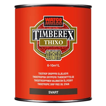 Timberex TRÄLASYR THIXO TIMBEREX SVART 1L