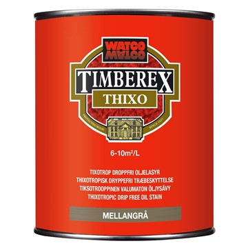 Timberex TRÄLASYR THIXO TIMBEREX MELLANGRÅ 1L