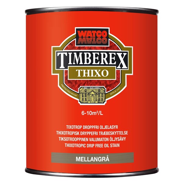 Timberex TRÄLASYR THIXO TIMBEREX MELLANGRÅ 1L