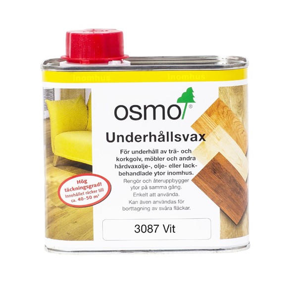 Osmo UNDERHÅLLSVAX 3087 VIT OSMO 0,5L
