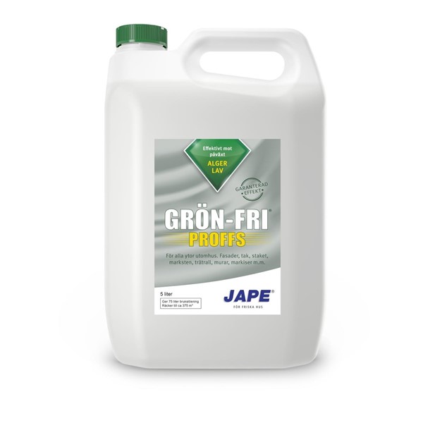 Jape Produkter GRÖN-FRI PROFFS 5 L BIOCID