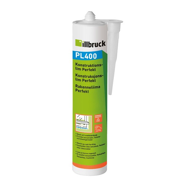 illbruck PL400-Perfekt Monteringslim 300ml