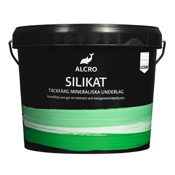 Alcro FASADFÄRG SILIKAT VIT/BAS SA 0.9L