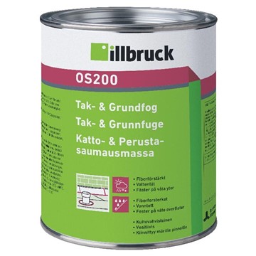 illbruck TAK & GRUNDFOG OS200 SVART 1L