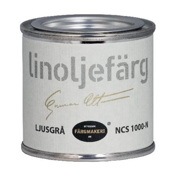 Ottosson Färgmakeri LINOLJEFÄRG LJUSGRÅ 0,1L