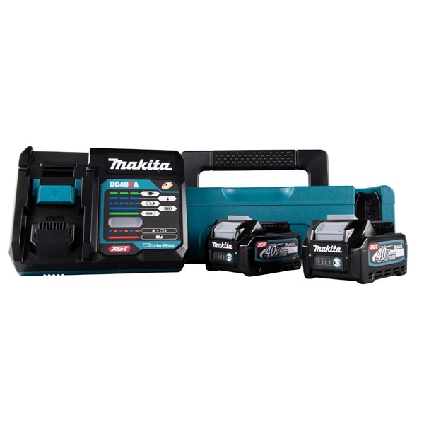 Makita POWERPACK 40V 2X2,5AH+LADDARE 2XBL4025 DC40RA MAKPAC 1