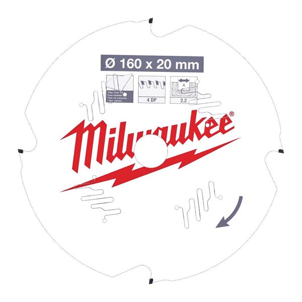 Milwaukee CIRKELSÅGKLINGA F160X20X2,2X4D