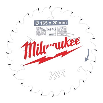 Milwaukee CIRKELSÅGKLINGA W165X20X2,2X24