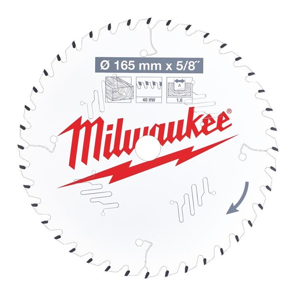 Milwaukee CIRKELSÅGKLINGA W165X15,87X1,6X40