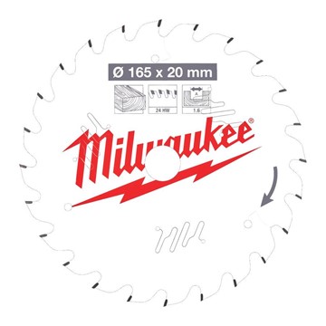 Milwaukee CIRKELSÅGKLINGA W165X20X1.6X24