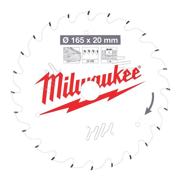 Milwaukee CIRKELSÅGKLINGA W165X20X1.6X24