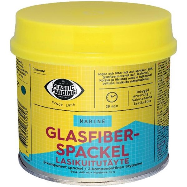 Plastic Padding GLASFIBERSPACKEL PP 460 ML
