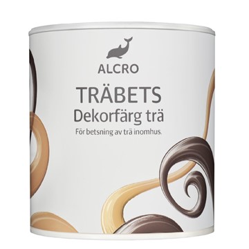 Alcro DEKORFÄRG TRÄBETS 1 VIT 0.5L