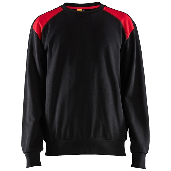 Blåkläder SWEATSHIRT 35801158 BLÅKLÄDER SVART/RÖD XS