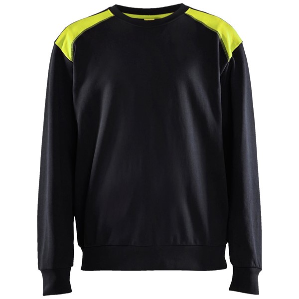 Blåkläder SWEATSHIRT 35801158 BLÅKLÄDER SVART/VARSELGUL S