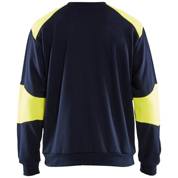 Blåkläder SWEATSHIRT 34581762 BLÅKLÄDER MARINBLÅ/VARSELGUL S