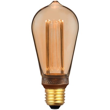 Gelia LED-LAMPA DECO EDISON ST64 DIME27 AMBER 3.5W