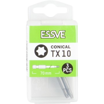 ESSVE BITS KONISK TX10 70MM ESSVE FÄRGKOD