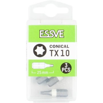 ESSVE Bits Torx10 25mm 3p