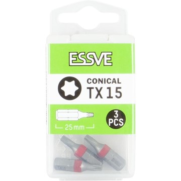 ESSVE Bits Torx15 25mm 3p