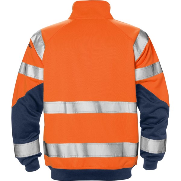 Fristads SWEATSHIRT VARSEL 7426 SHV VARSELORANGE/MARIN STL XL