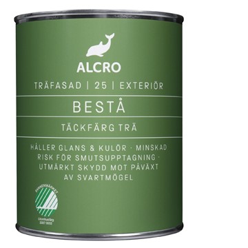 Alcro FASADFÄRG  BESTÅ TÄCKFÄRG TRÄ BAS C 0.9L