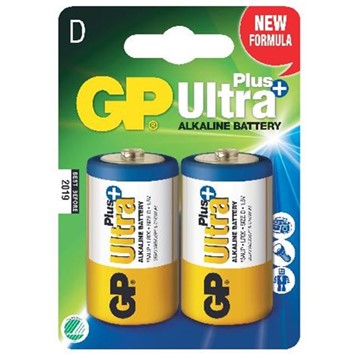 GPbatteries Batteri Ultra Plus Lr20/D 2-Pack