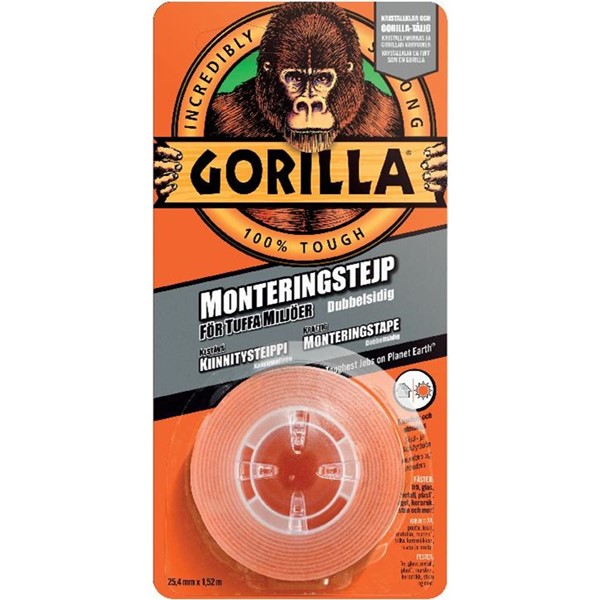 Gorilla MONTERINGSTEJP GORILLA 25,4MMX1,52M