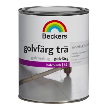Beckers GOLVFÄRG TRÄ 1 VIT 1L